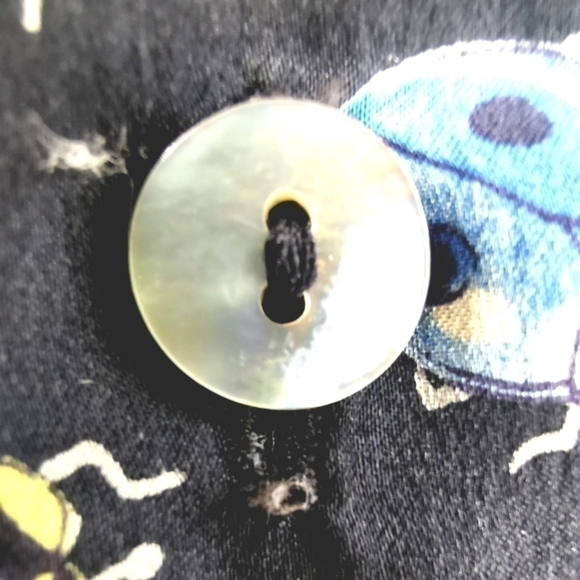 Elegantissimo Firenze Women's S Silk Ladybug Top - Picture 6 of 11